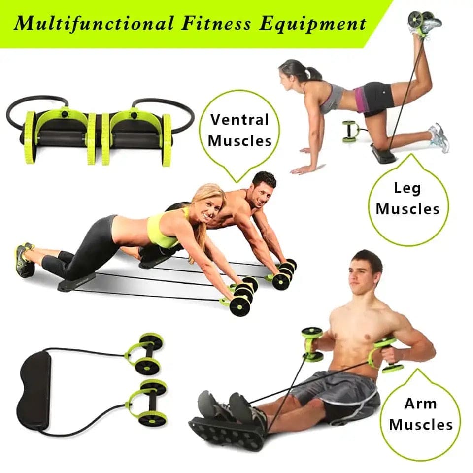 Multifunctional AB Wheel Roller, Core Abdominal Exercise, Multifunctional Home Gym Workout Equipment, Muscle Exercise Fitness Equipment, Pull Rope Resistance Bands Slimming Device, Stretch Elasticity Abdomen Waist Slimming Trainer Multifunctional AB Wheel Roller, Core Abdominal Exercise, Multifunctional Home Gym Workout Equipment, Muscle Exercise Fitness Equipment, Pull Rope Resistance Bands Slimming Device, Stretch Elasticity Abdomen Waist Slimming Trainer